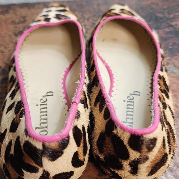 johnnie B by Boden Sz. 39(8) Calf Hair Pointed Toe Flats - Picture 7 of 14